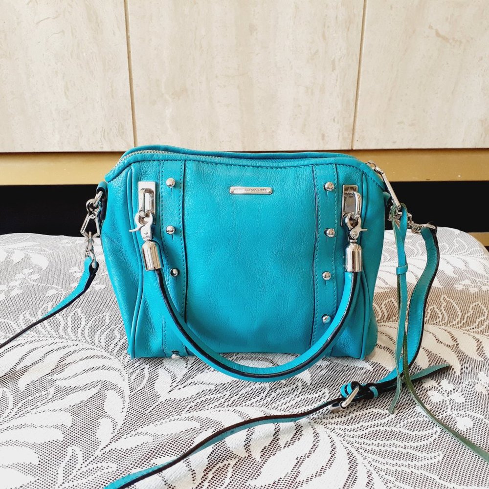 Rebecca Minkoff Blue Crossbody Bag with Adjustable Strap - Picture 3 of 15